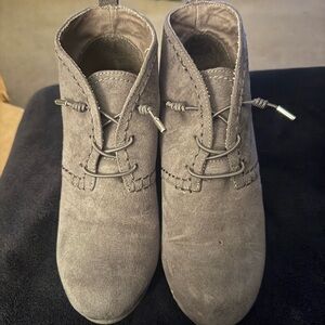 Sugar Women's Gray Ankle Booties